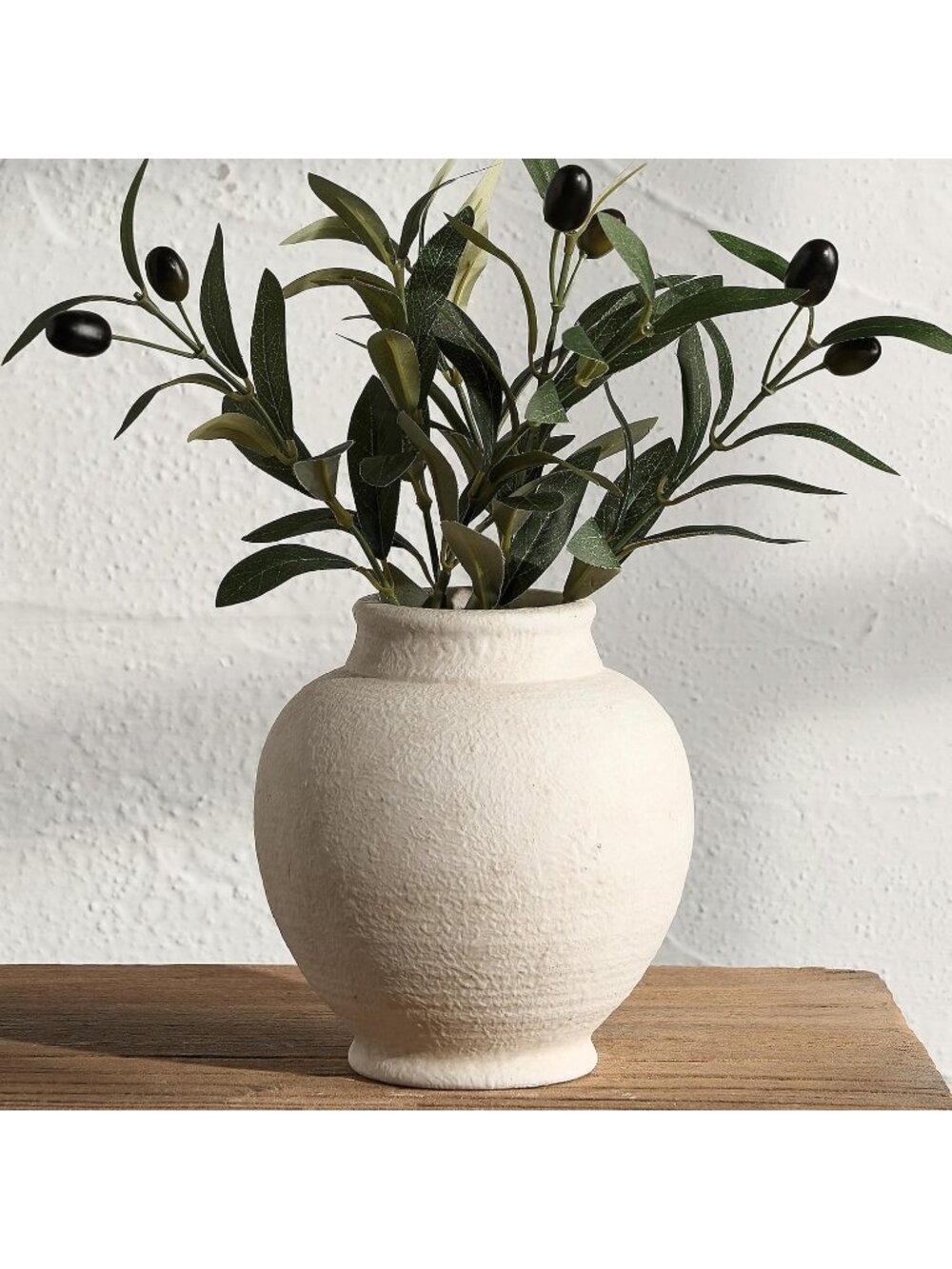 6 Ceramic Rustic Farmhouse Vase Small Flower Table Living Room Bedroom Home Deco